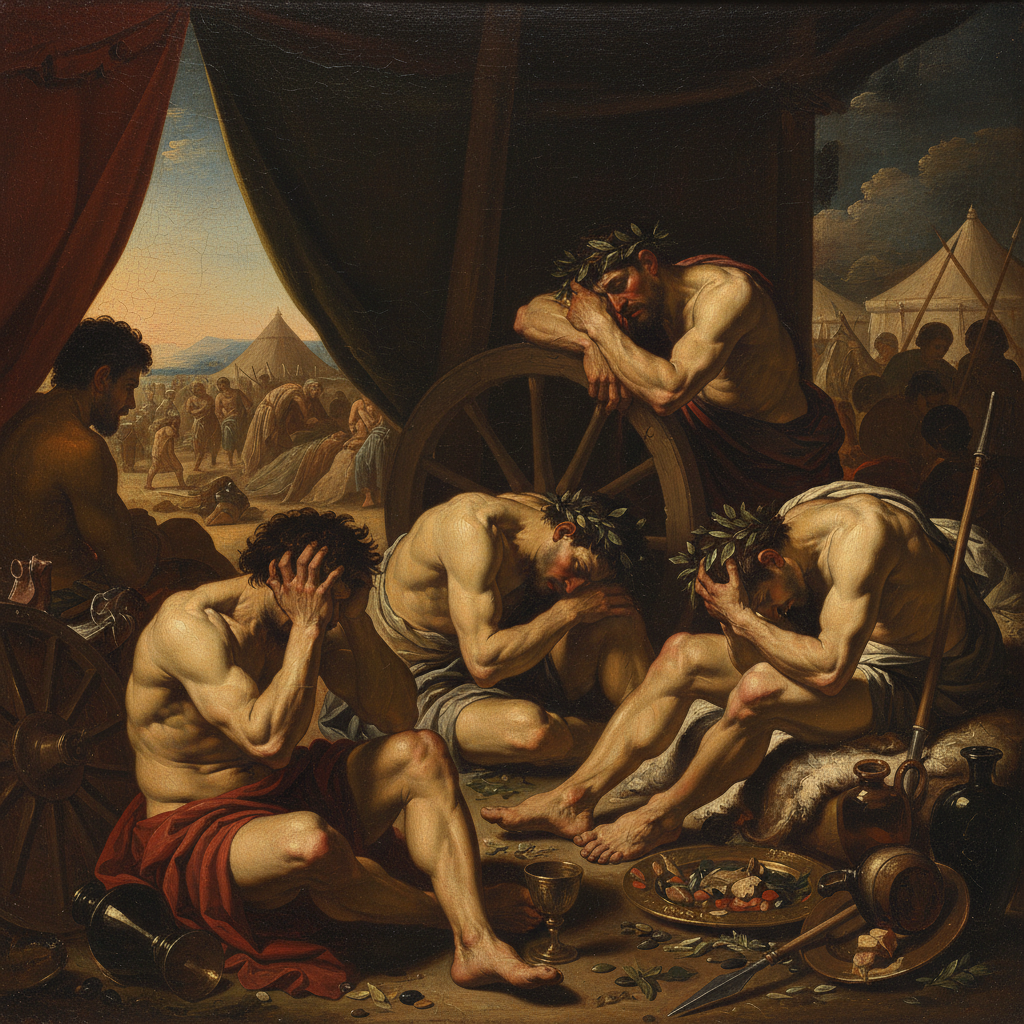Illustration for "THE FIRST OLYMPICS WERE A TOTAL SHITSHOW"