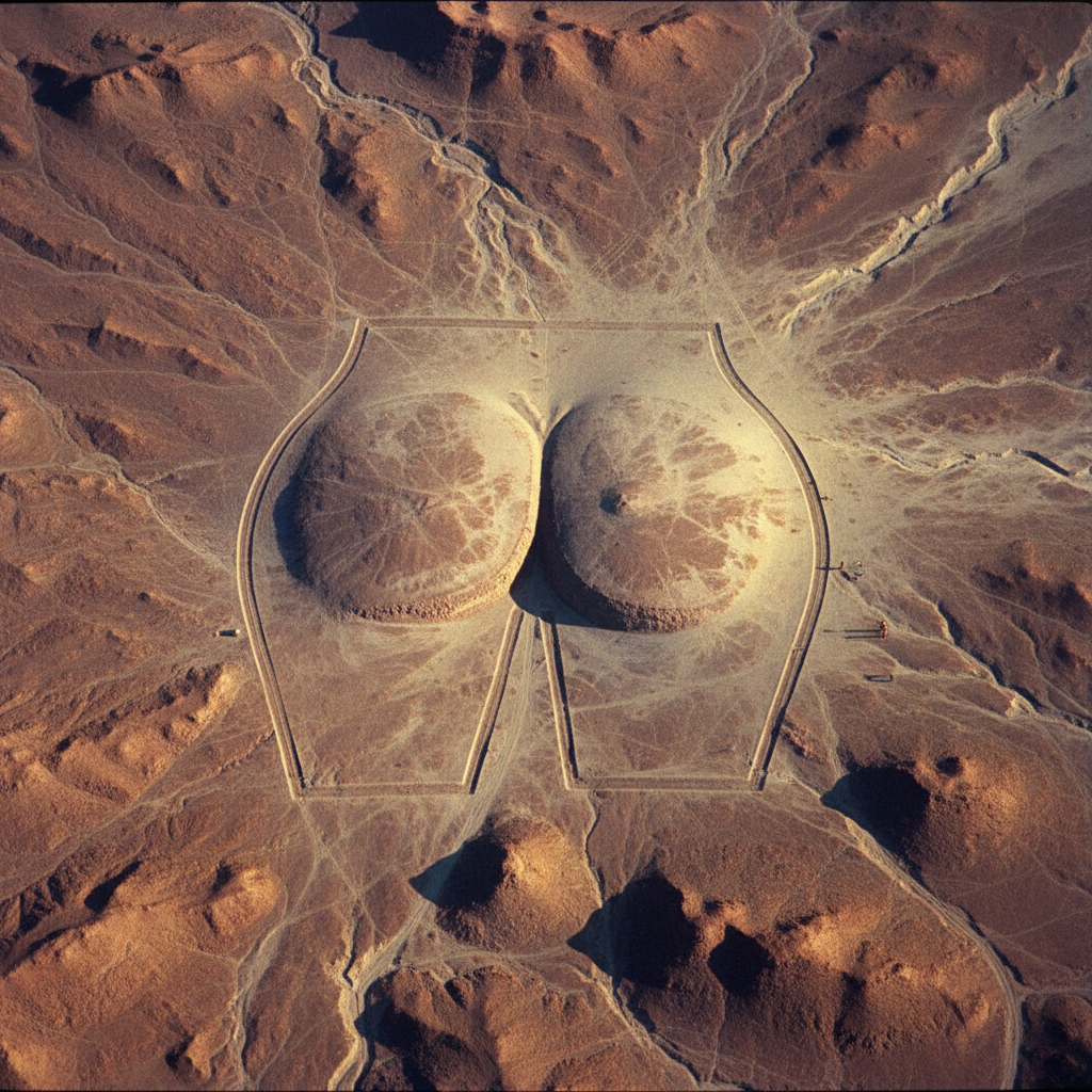 Illustration for "The Buttock of Nazca"
