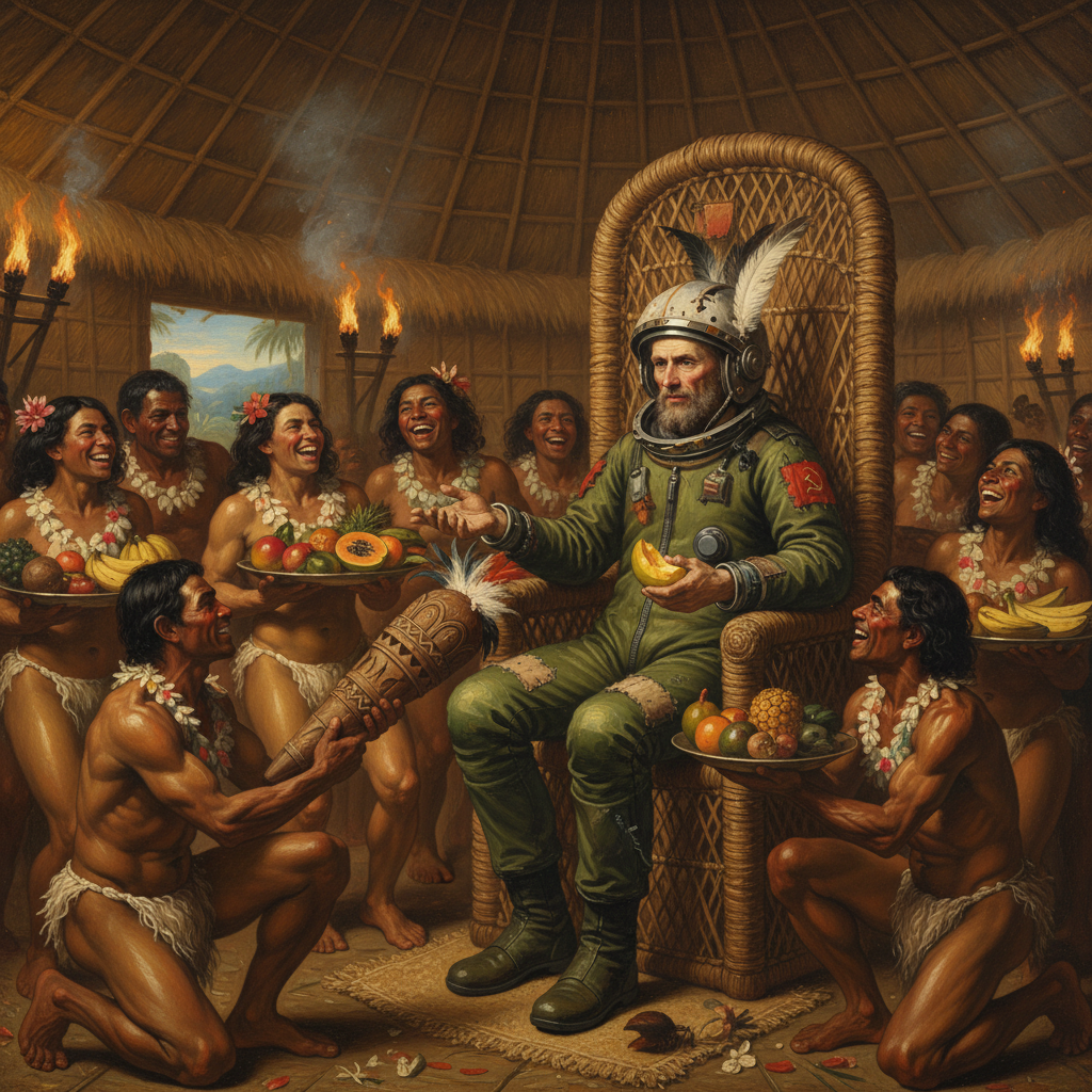 They said ‘take me to your leader.’ He misunderstood the assignment.
