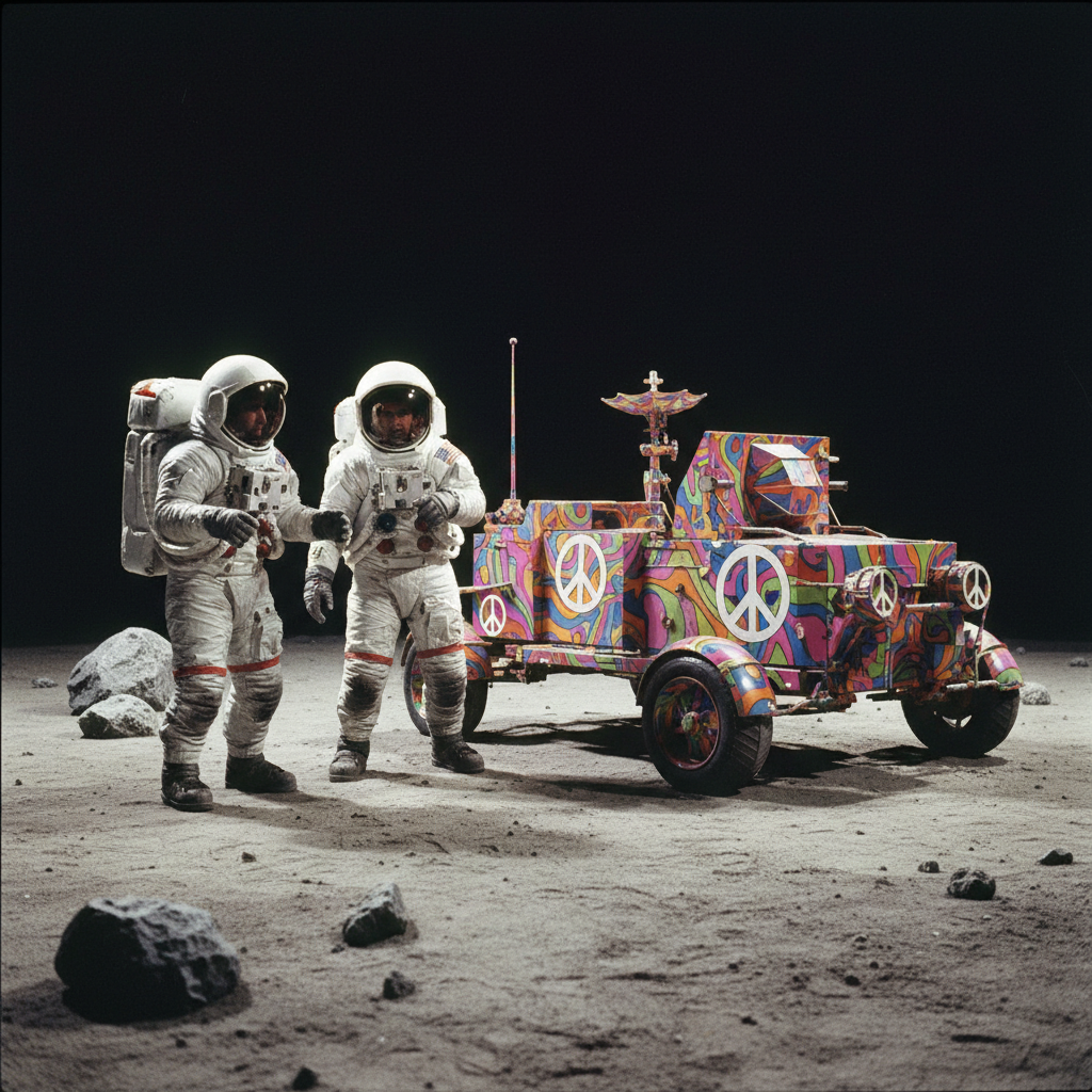 “Houston, be advised, the rover appears to be groovier than anticipated.”