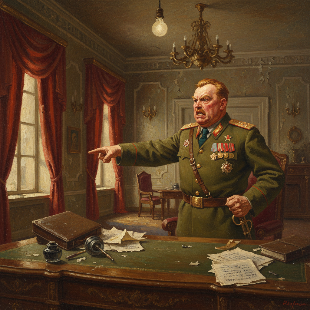 Performance reviews were about to take a grim turn in Karlshorst.