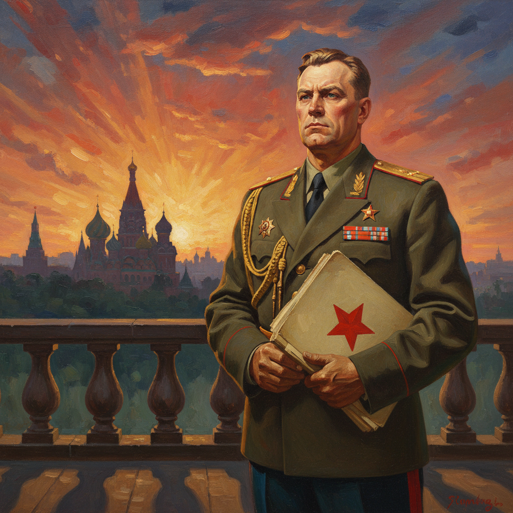 Colonel Grigorovich considers his options, all of which involve a large pension.