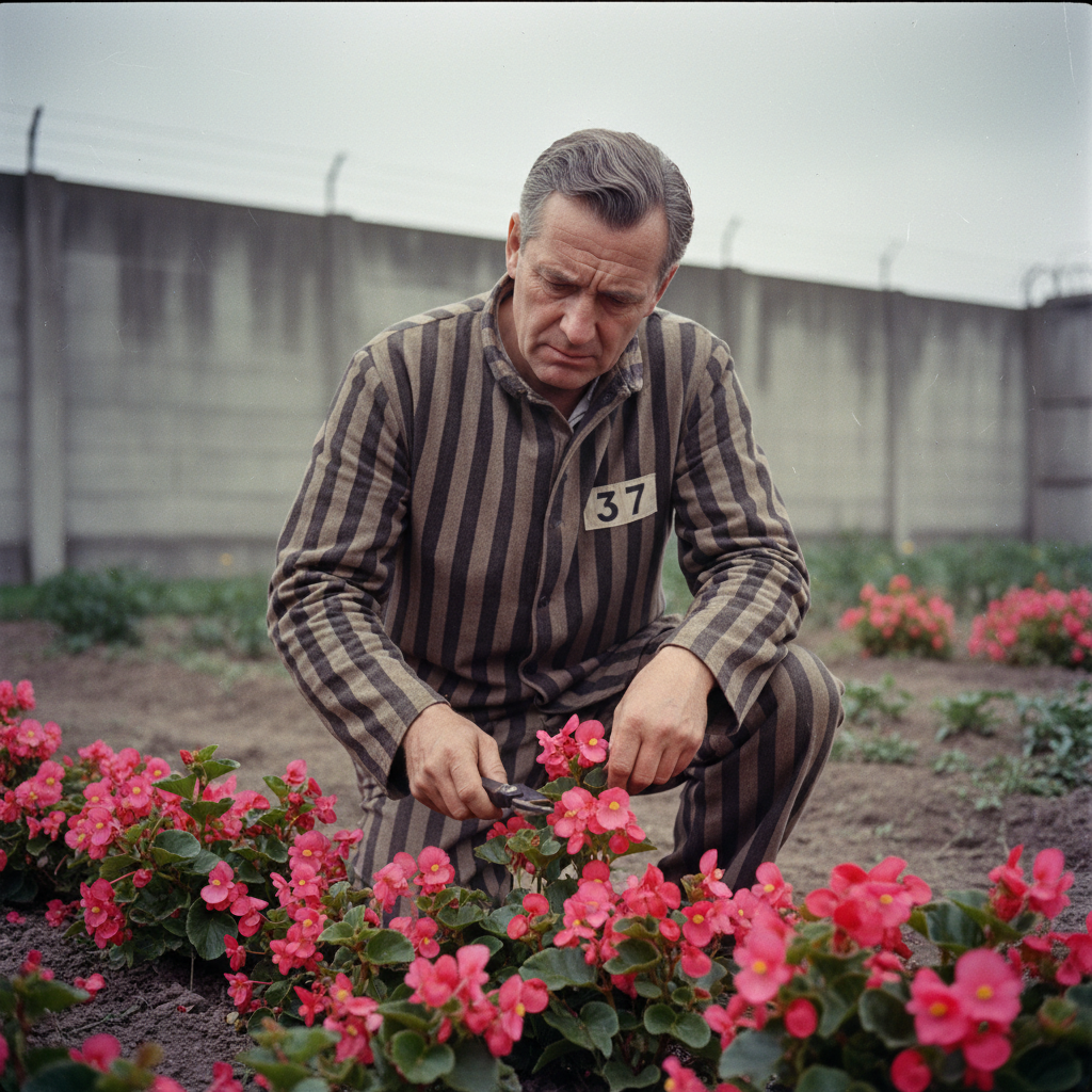 HMP Wormwood Scrubs. Inmate 7741, H.A.R. Philby, finds his true calling.