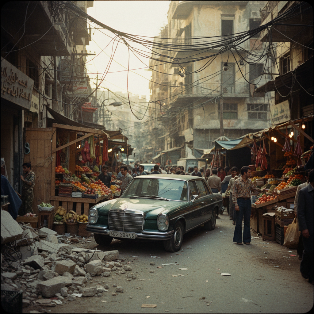 Illustration for "The Unintended Angel Investor of Beirut"