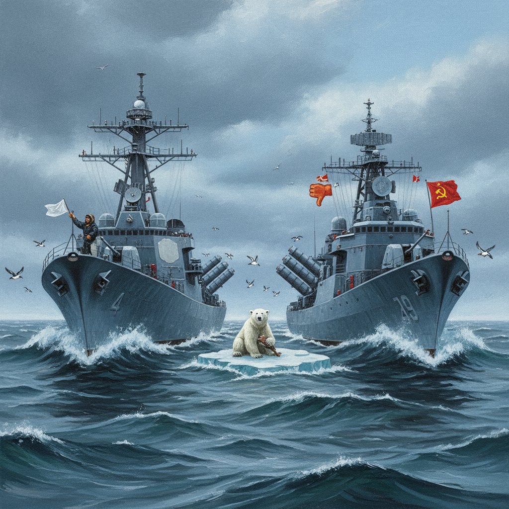 Two captains, with a combined IQ of a frozen potato, about to start World War 2.5 over a squid scare.