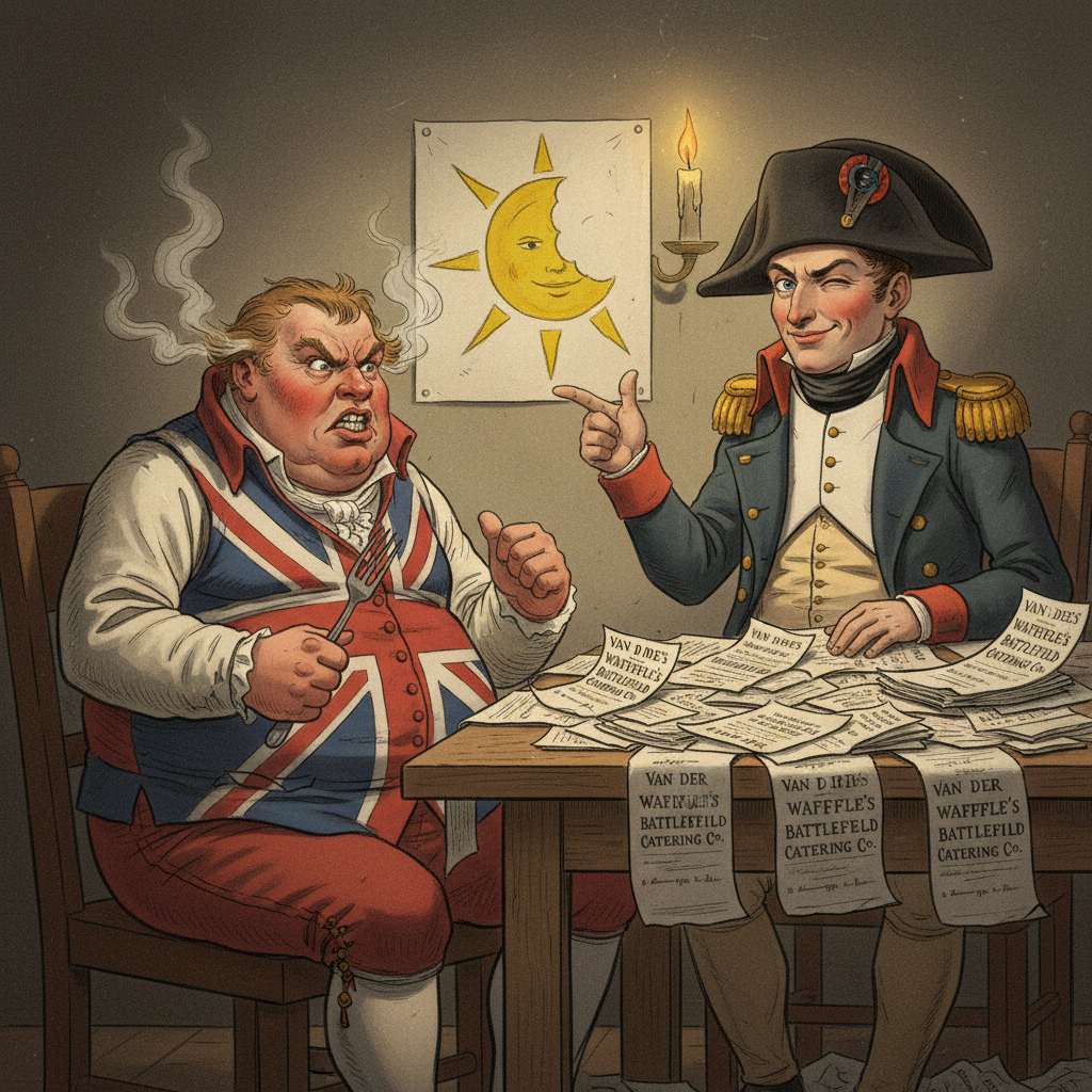 The final bill for the Seventh Coalition included 1.2 million litres of sour ale.