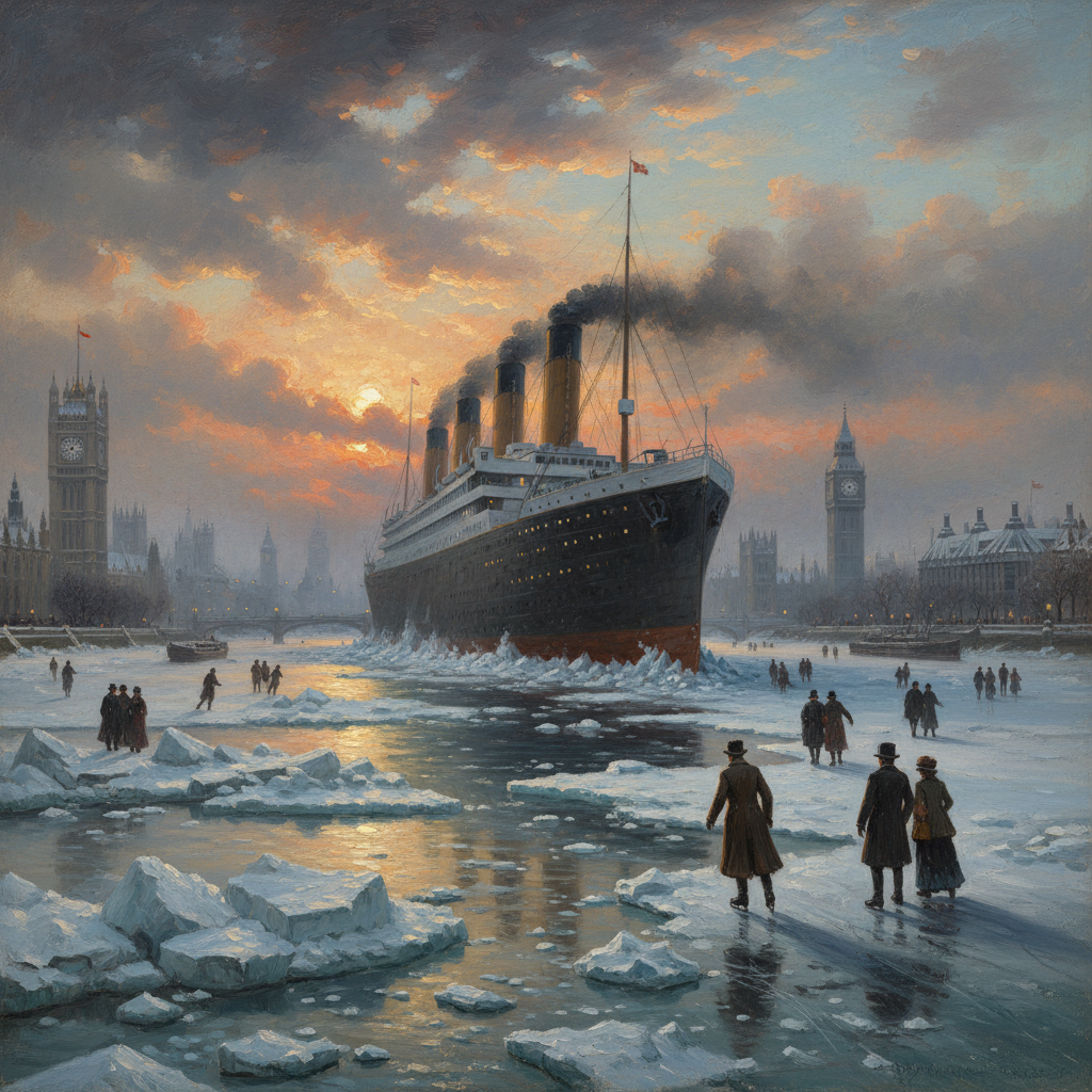 Illustration for "The Titanic, On Ice, In a Bad Way"