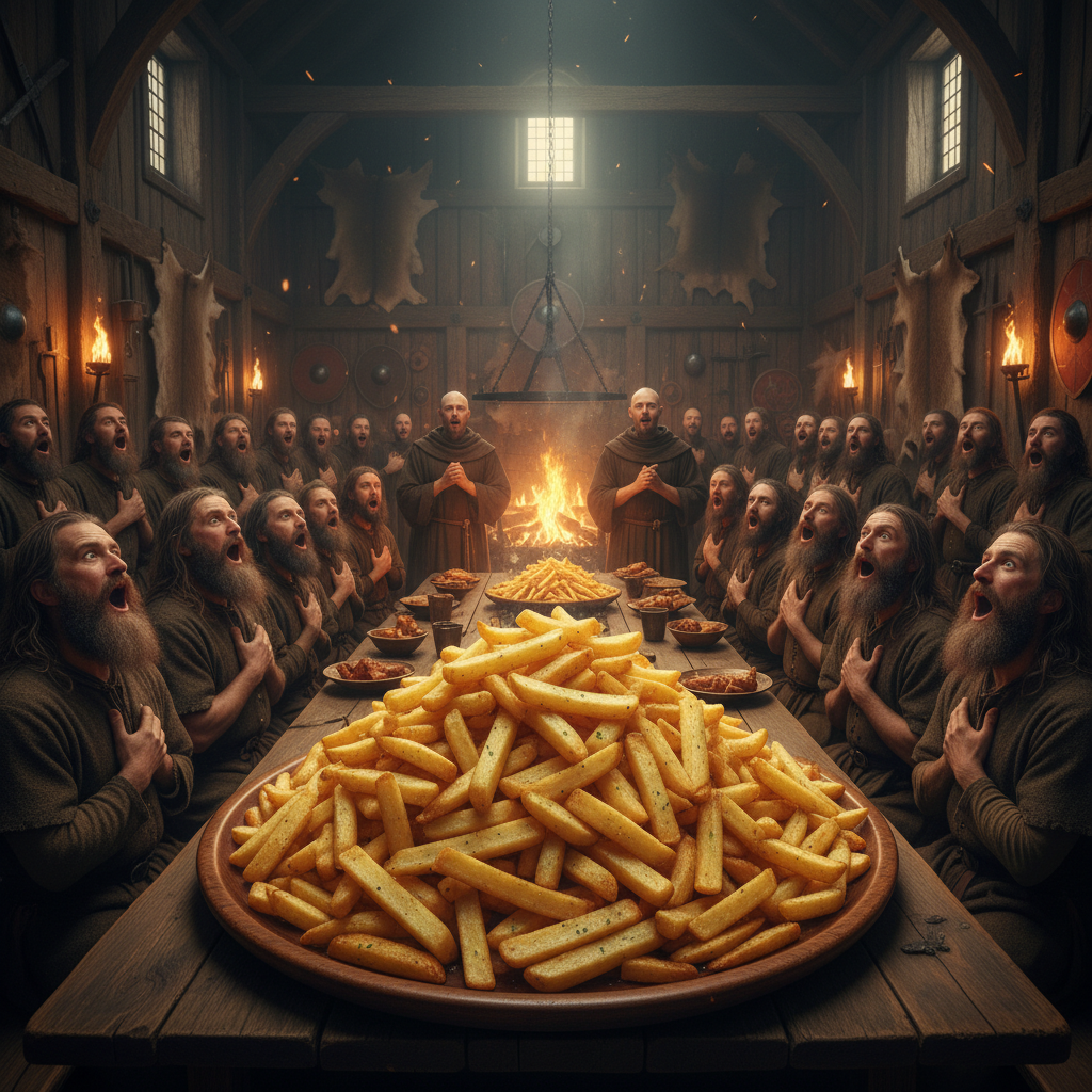 Centuries of culinary mediocrity were washed away in a tide of glorious, glorious lard.
