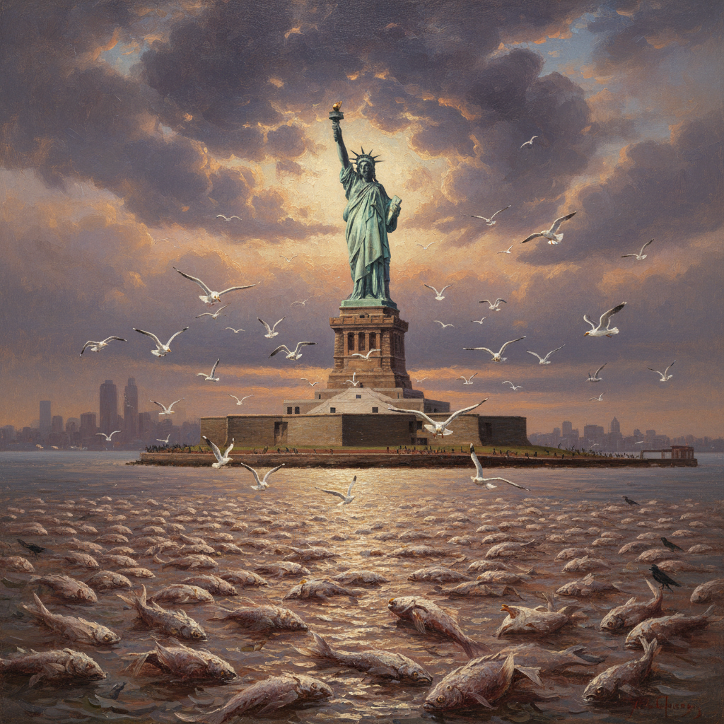 Illustration for "New York’s Big Stinky Lady"