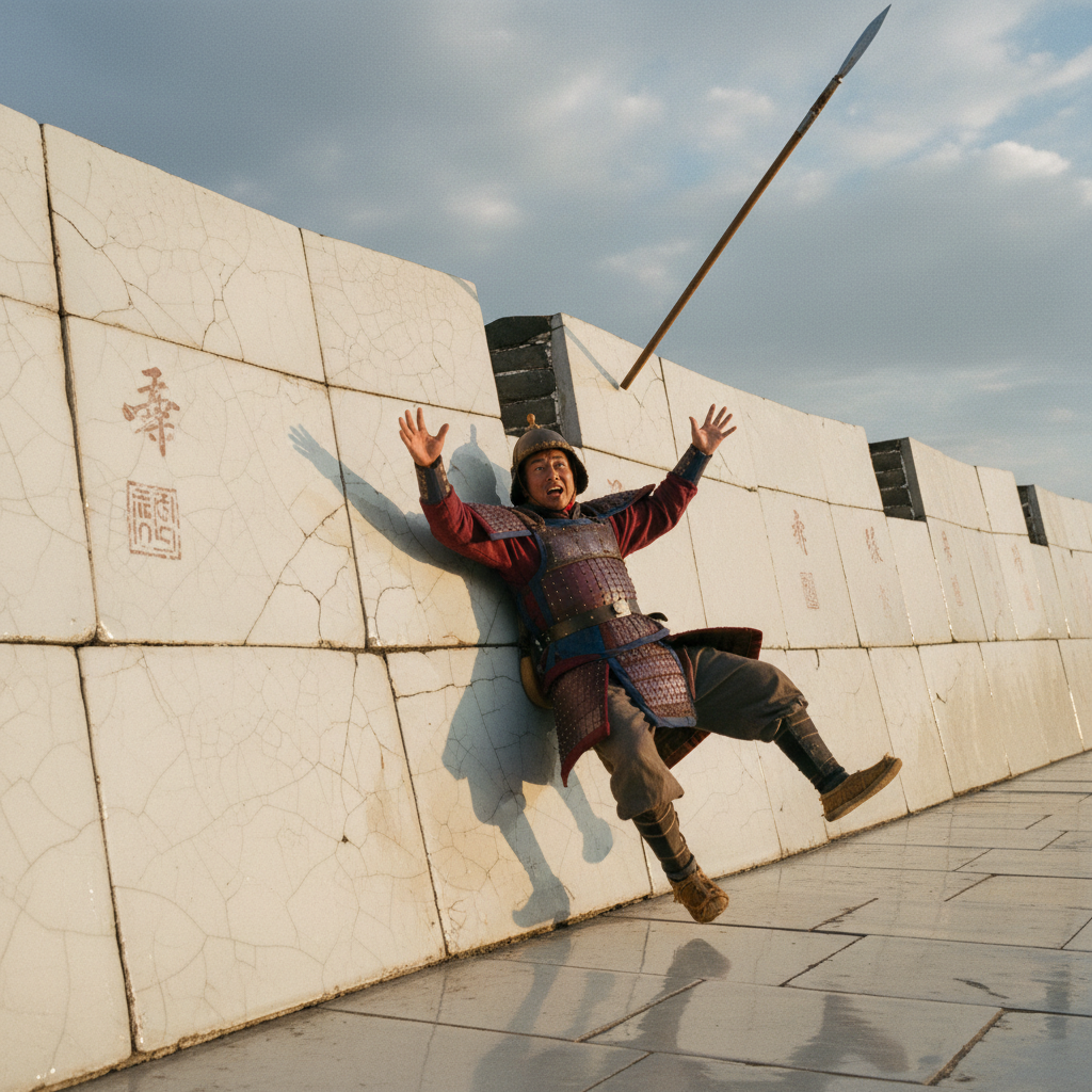 A border guard discovers the tactical limitations of a celadon glaze.