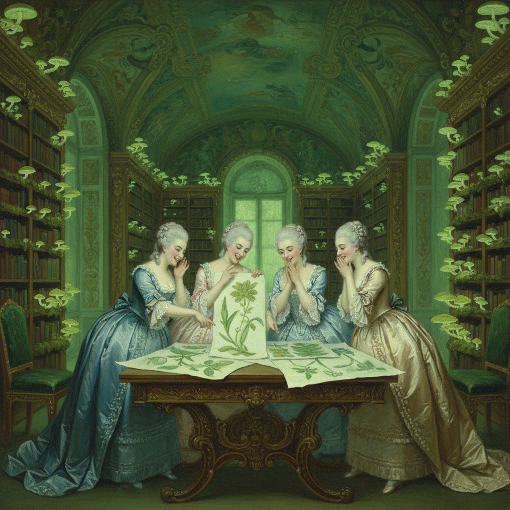 Illustration for "Marie Antoinette and the Queen’s Own Nightlight"