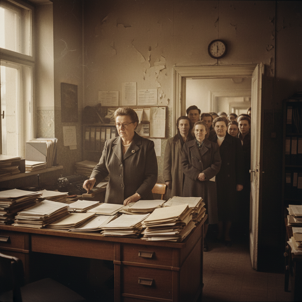 The Cold War would be won not by spies, but by a clerk with a very efficient stamp.
