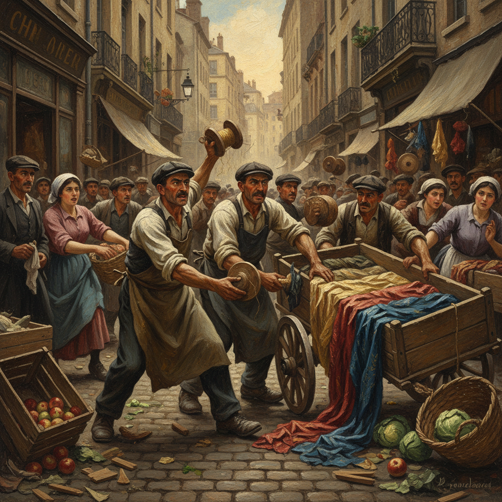 The French called it ‘la Crise de la Soie Bâtarde’. The rest of us called it progress.