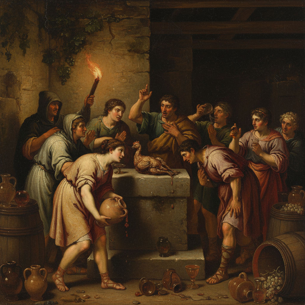 Illustration for "History’s Dumbest Cult Was Started by Spicy Chicken Mummies"